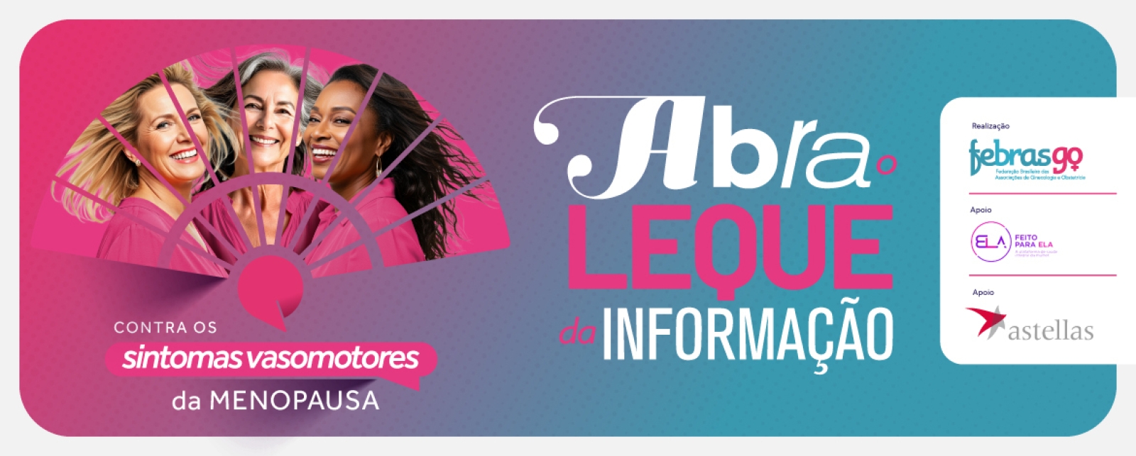 Banner Menopausa – Abra o Leque da Informação