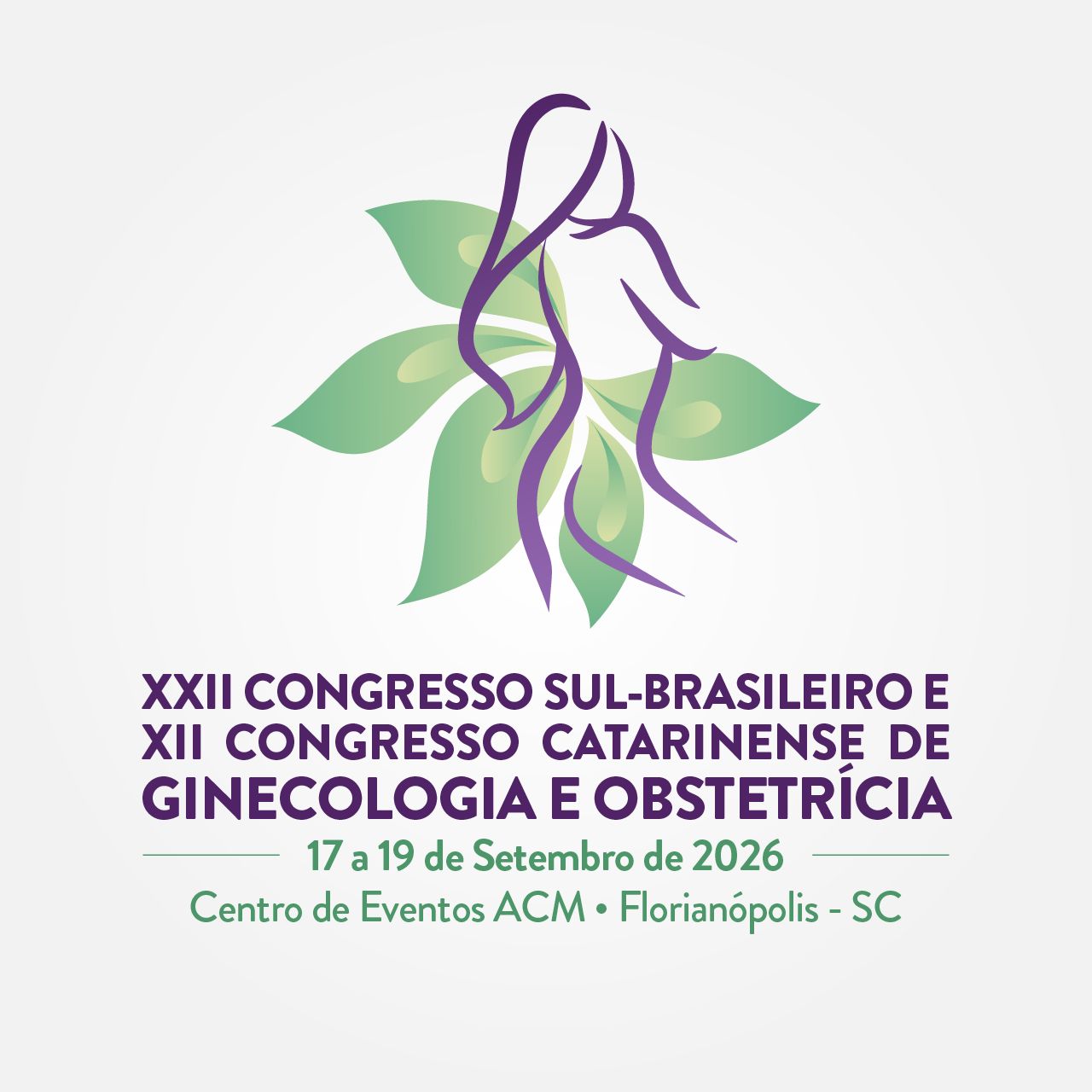Banner XXII Congresso Sul-Brasileiro de Ginecologia e Obstetrícia e XII Congresso Catarinense de Ginecologia e Obstetrícia